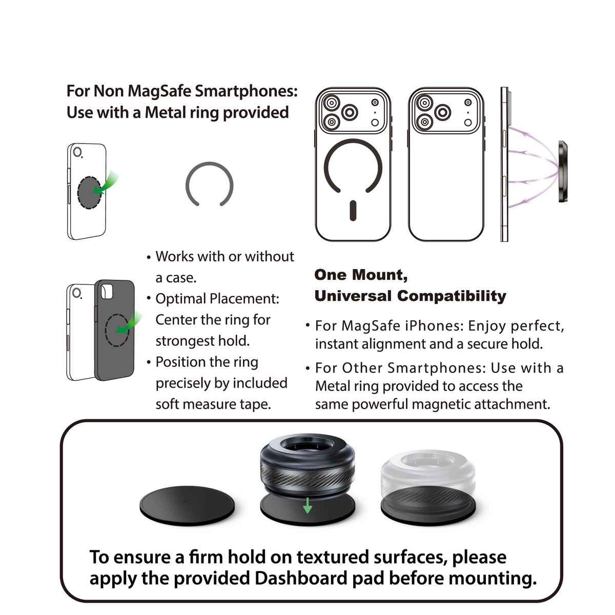 Magnetic Mount - Wind/Dash | VS Circular 