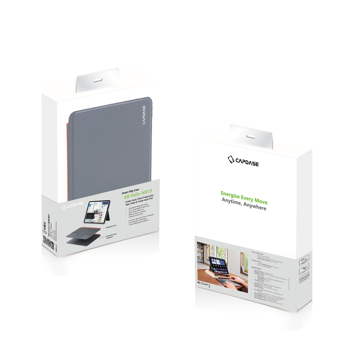 iPad Air 11 (M4/M3/M2) | iPad (A16) | iPad (10/9/8th generation) | iPad Air (5/4th generation) | iPad Pro 11 (4/3/2 generation) | Keyboard Folio – NX19 Kit | Black