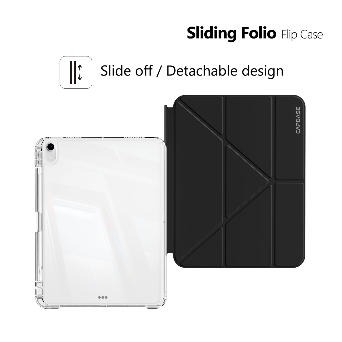 Sliding Folio Flip Case for iPad mini (A17 Pro) & iPad mini 6th generation