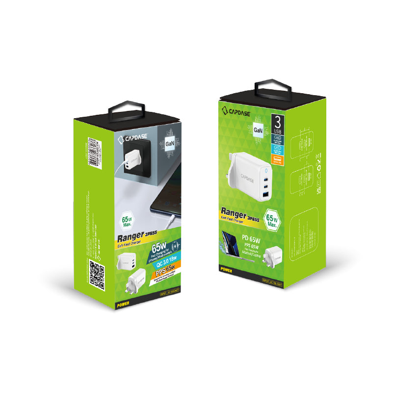 GaN Wall Charger RangerUL 3P65S_UK