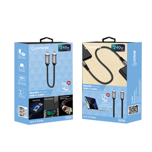 CAPDASE Metallic-KR Series USB-C to USB-C Cable (0.5M / 50cm)