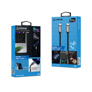 &nbsp;CAPDASE Metallic-KR-CC240 USB-C to USB-C Cable 