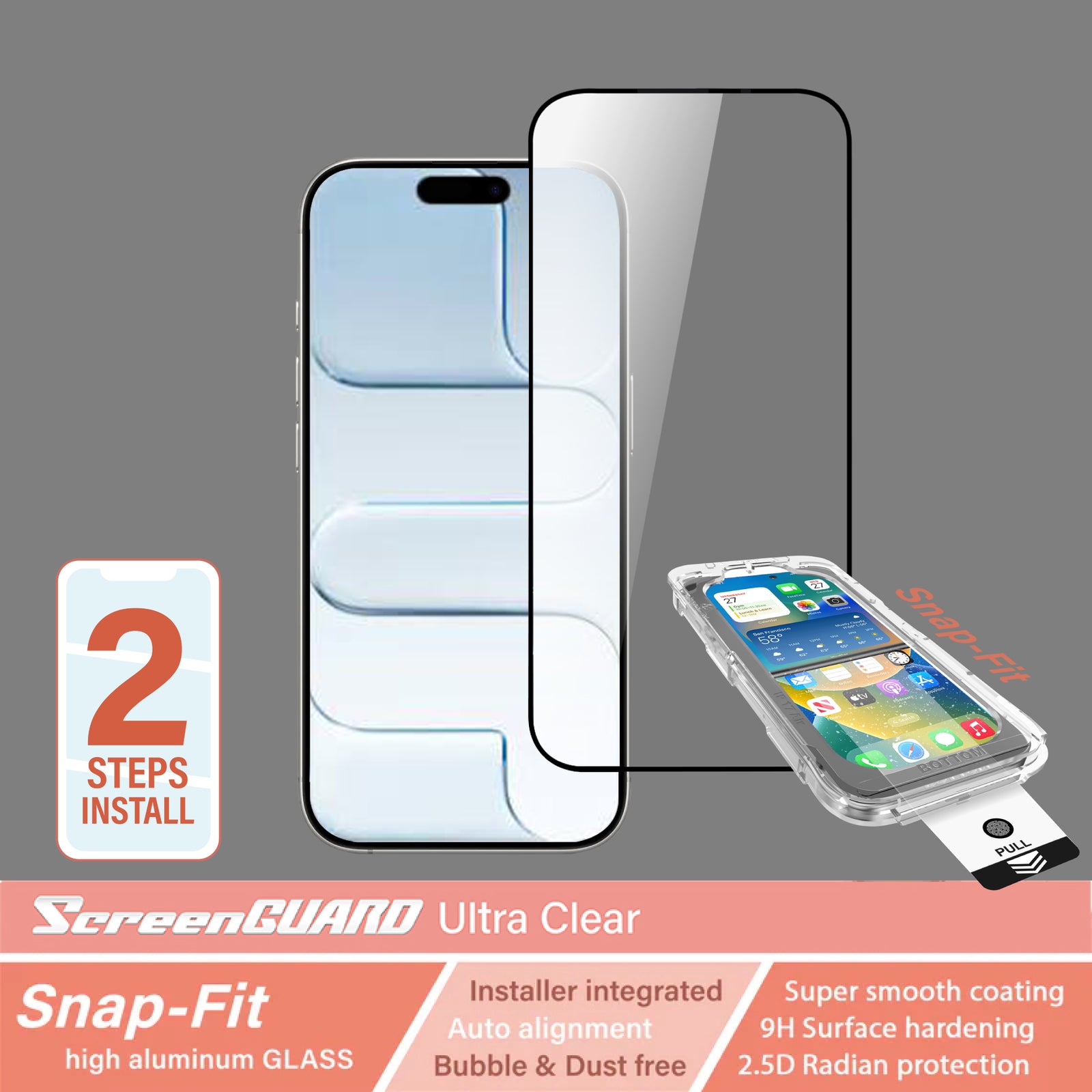 iPhone 17 Air SnapFit Auto-Align Tempered Glass High Aluminum Glass Ultra Clear Screen Protector
CAPDASE SnapFit自動定位鋼化玻璃貼 – 高清版