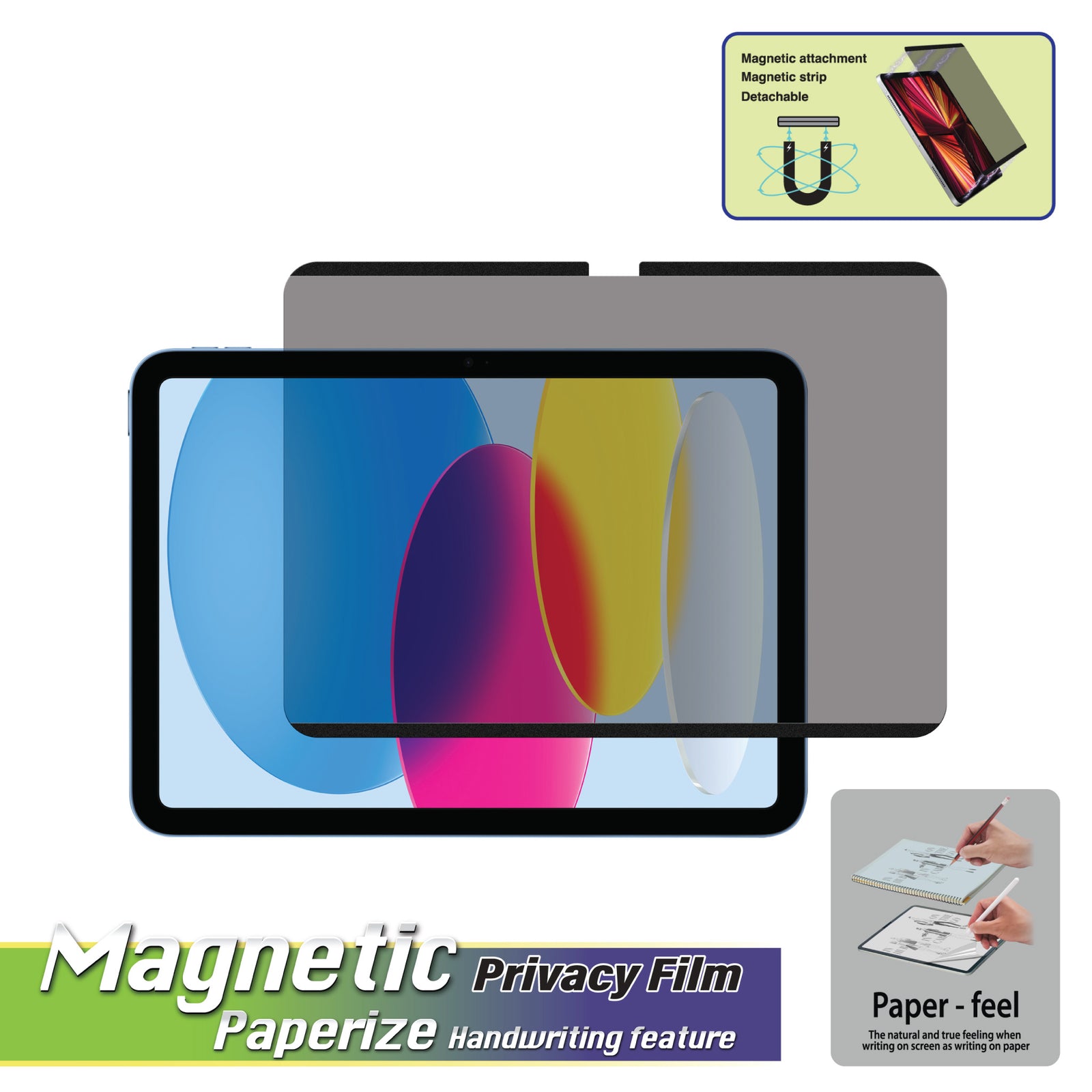 Magnetic DMF Privacy Film For iPad 10.9-inch