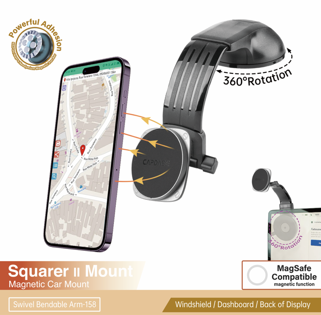 Sport Car Mount | Flexi II -Swivel Bendable-Arm- 158