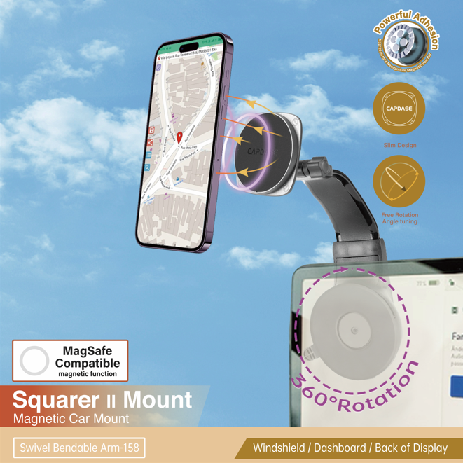 Sport Car Mount | Flexi II -Swivel Bendable-Arm- 158