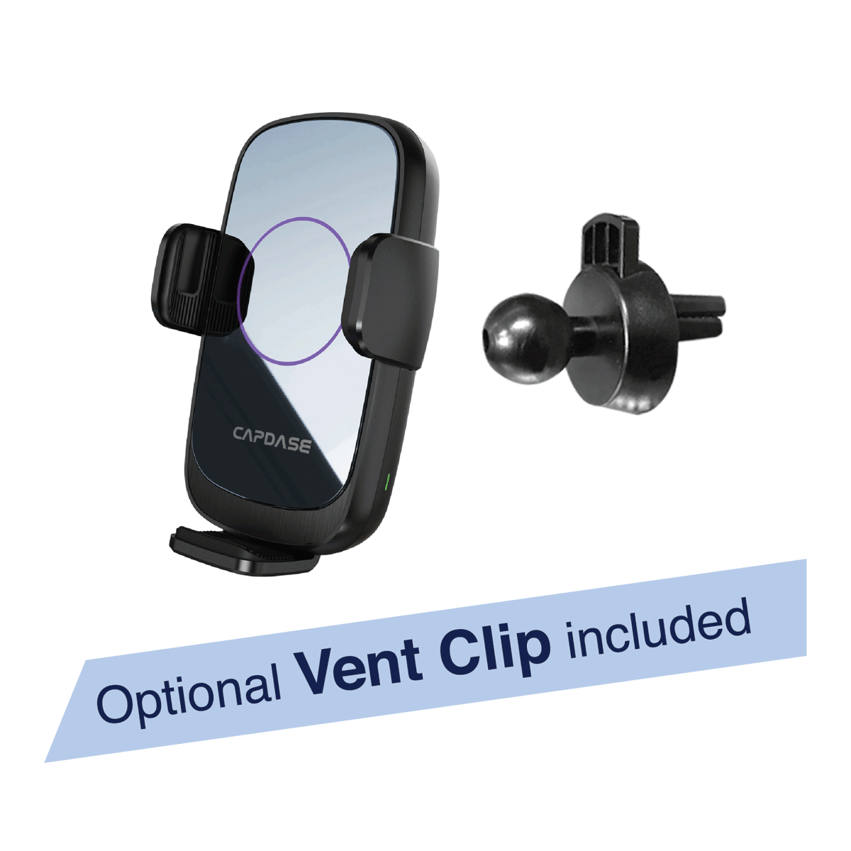 AA Power III Fast Wireless Charging Auto-Clamp & Auto-Alignment Car Mount Gooseneck Arm 300mm