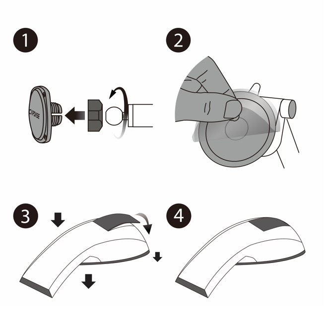 Sport Car Mount | Flexi II -Swivel Bendable-Arm- 158