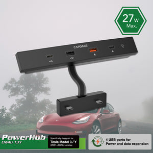 PowerHub CM4U-T3Y Car USB Hub for Tesla Model 3/Y (2021 ~ 2023)