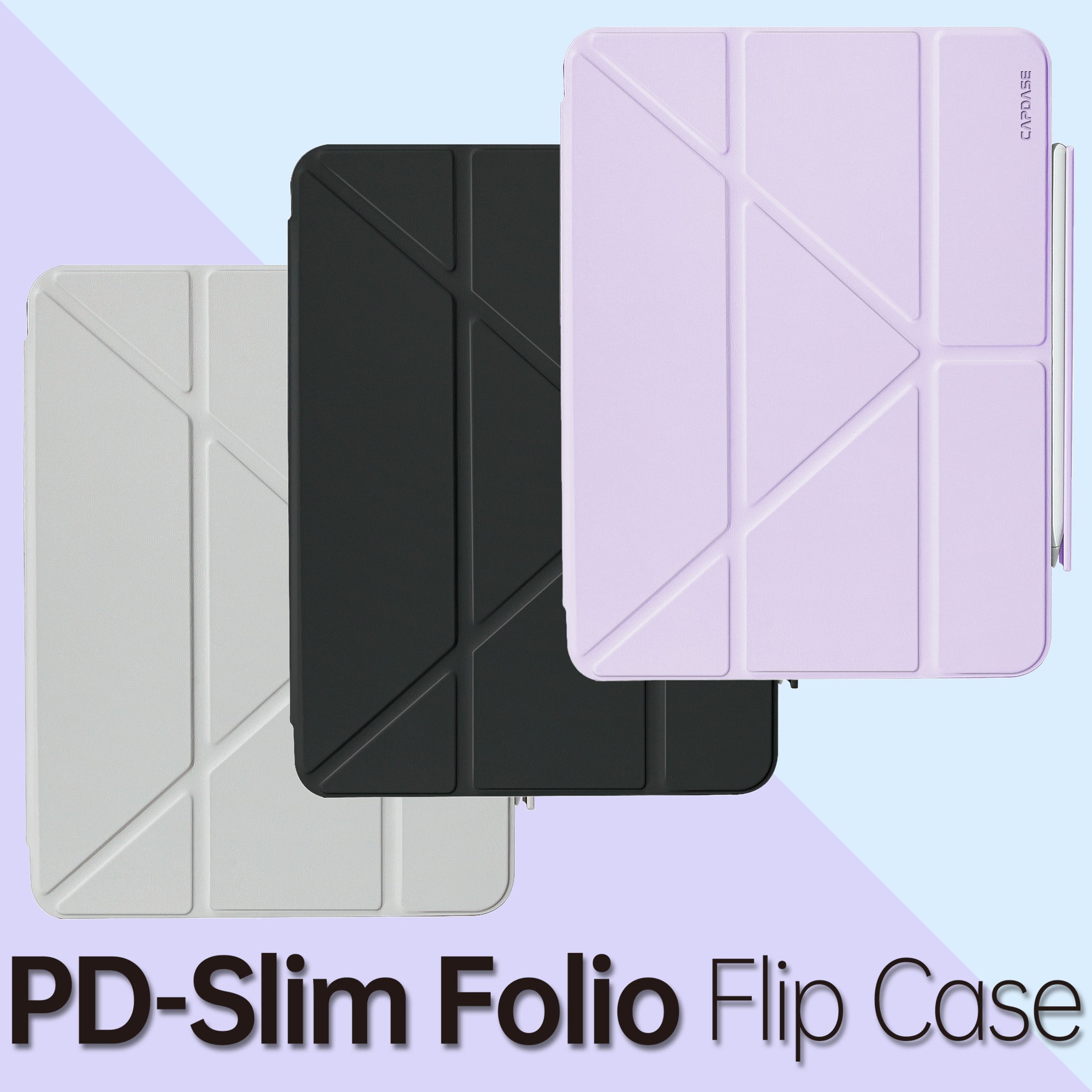 PD-Slim Folio Flip Case for iPad 10.2-inch