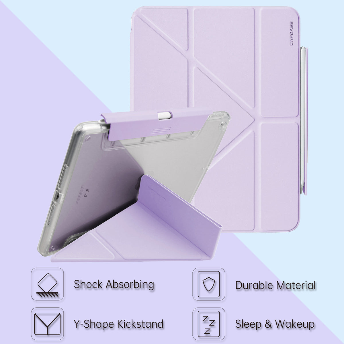 PD-Slim Folio Flip Case for iPad 10.2-inch