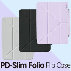 PD-Slim Folio Flip Case for iPad Air 10.9-inch