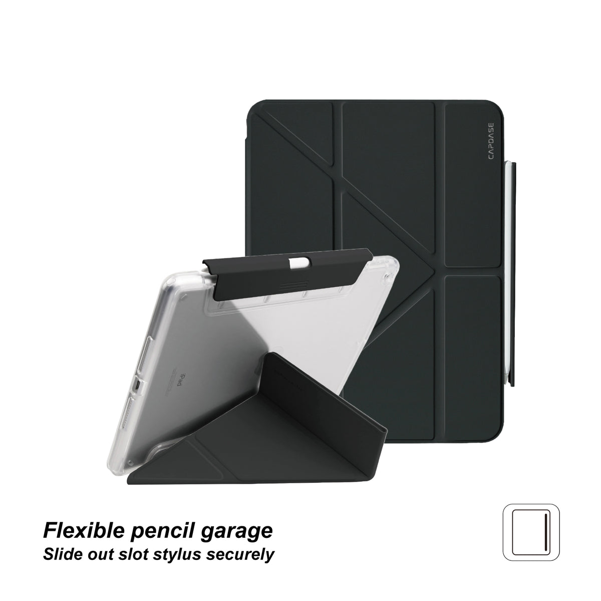 iPad (A16) | iPad (10th generation) | Bumper Folio | Flip Case | Black