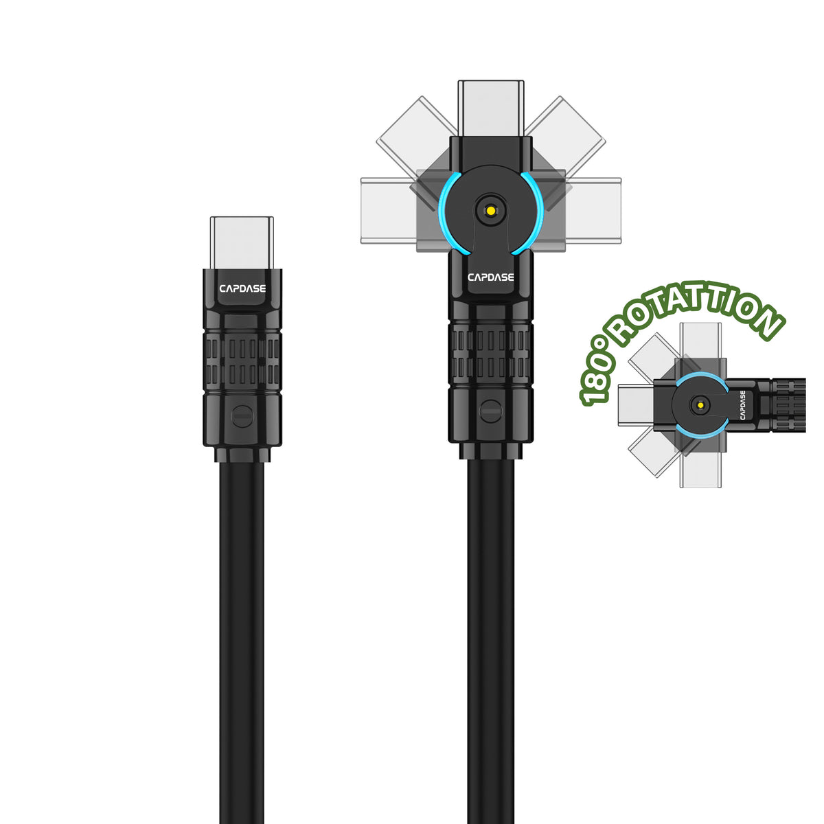Rotary MET-CC60 USB-C To USB-C 60W Sync and Charge Cable 2M