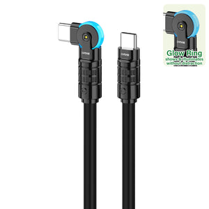 Rotary MET-CC60 USB-C To USB-C 60W Sync and Charge Cable 2M