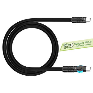 Rotary MET-CC60 USB-C To USB-C 60W Sync and Charge Cable 2M