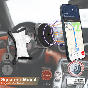 SQUARER II Magnetic Car Mount DSH Base-A200L for Benz A / 200 / CLA / GLA (2019-2021)