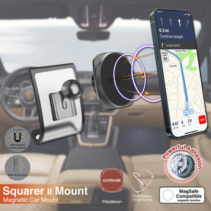 SQUARER II Magnetic Car Mount DBase - PLML for Porsche Panamera (2017-2020)