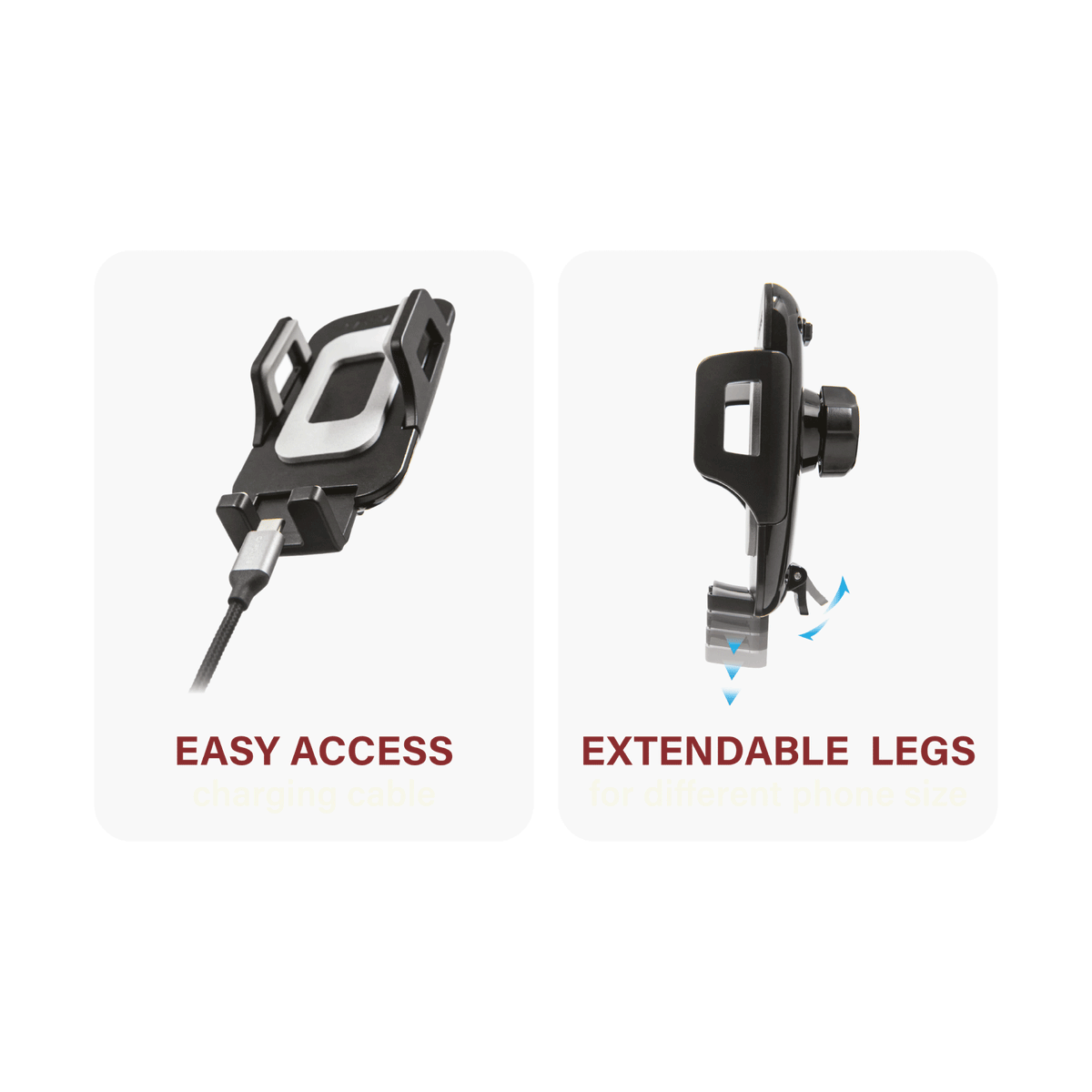 FLEXI II Sport Car Mount Gooseneck Arm 300mm Extra Long Edition