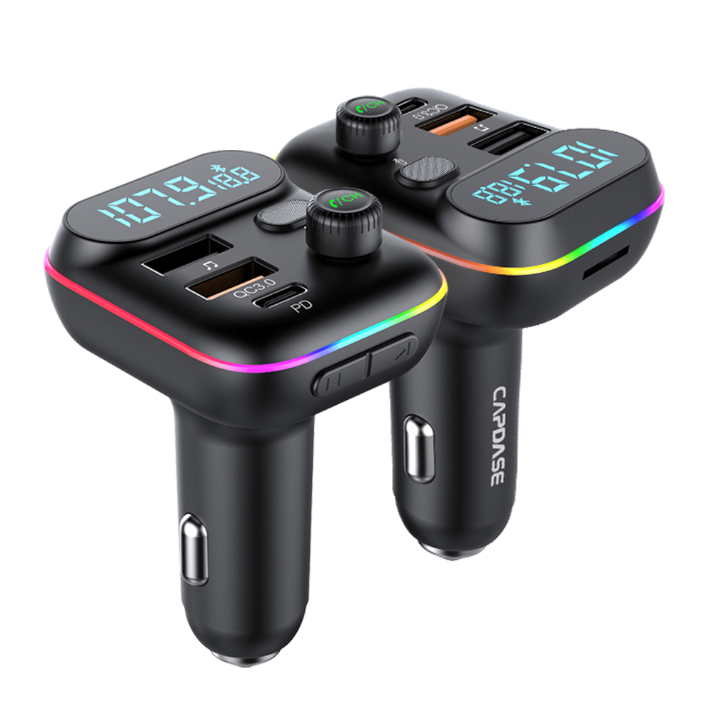 38W | PD / QC | 2-USB | Fast Charging | FM Transmission | Hands-free | Car Battery Voltage display | USB Flash drive & Micro SD Card support | Voice control | Bluetooth connection