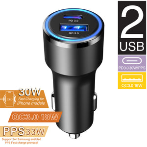 Rapider SuperDP48 QC 3.0 / PD 3.0 - 48W Car Charger