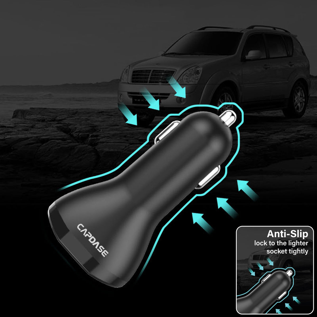 Rapider DQ36 QC 3.0 - 36W Car Charger
