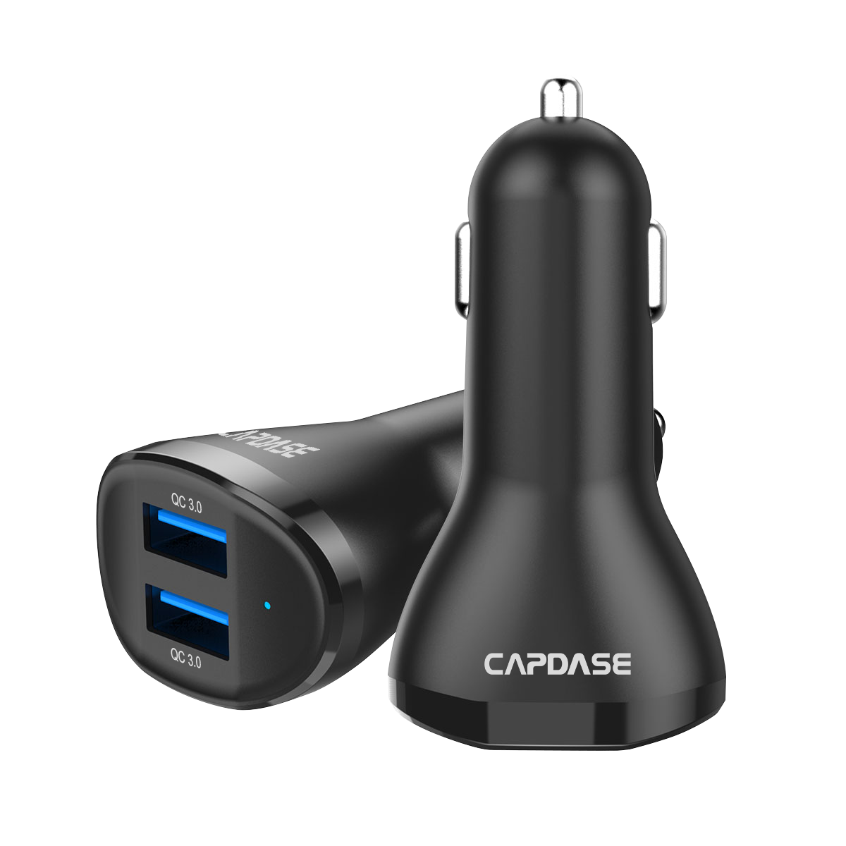 36W | QC | 2-USB | Fast Charging | Compact Car charger