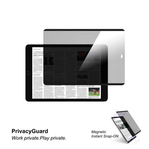 iPad 10.2-inch (9/8/7th generation) 2022~2019 | Magnetic-Privacy Film | Instant Snap-On device magnetic frame | Quick & Easy Install & Release