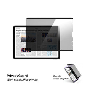 iPad Air - 10.9-inch (5/4th generation) 2022 / 2020 | Magnetic-Privacy Film | Instant Snap-On device magnetic frame | Quick & Easy Install & Release
