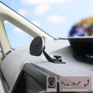 SQUARER II Magnetic Car Mount Rotating Tack