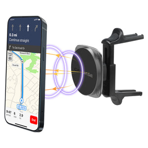 SQUARER II Magnetic Car Mount Round Air Vent Clip 77