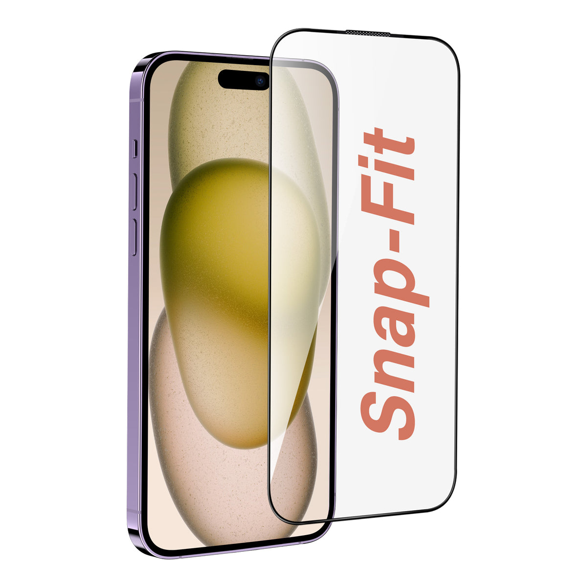 iPhone 16 Plus / 15 Plus SnapFit High Aluminum Glass Ultra Clear Screen Protector
