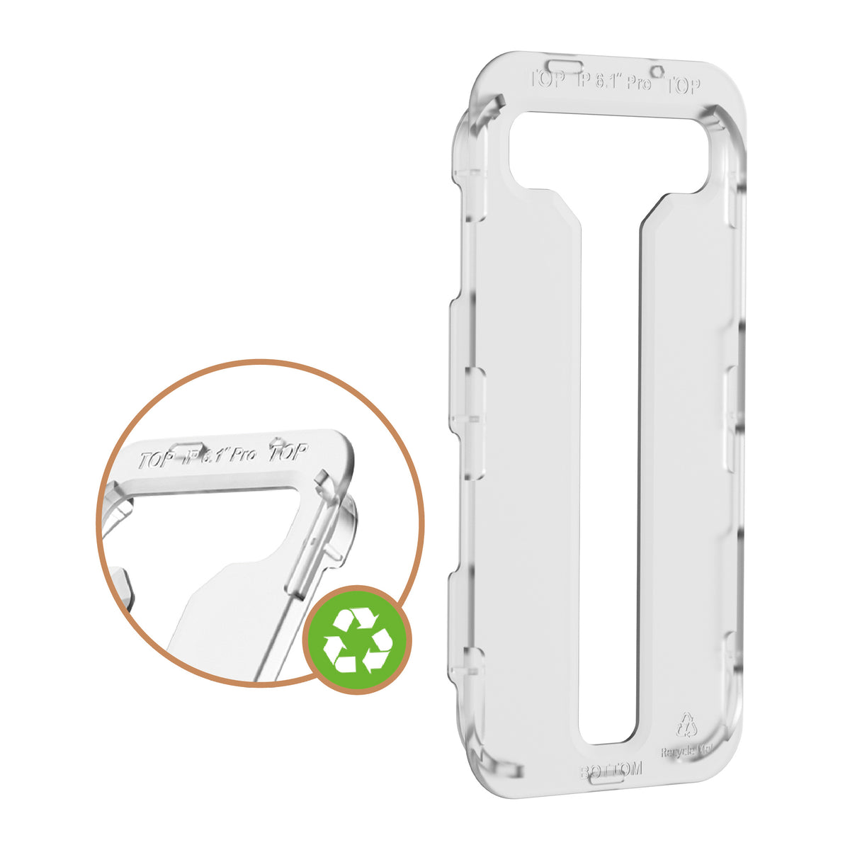 iPhone 16 Pro SnapFit High Aluminum Glass Privacy Screen Protector