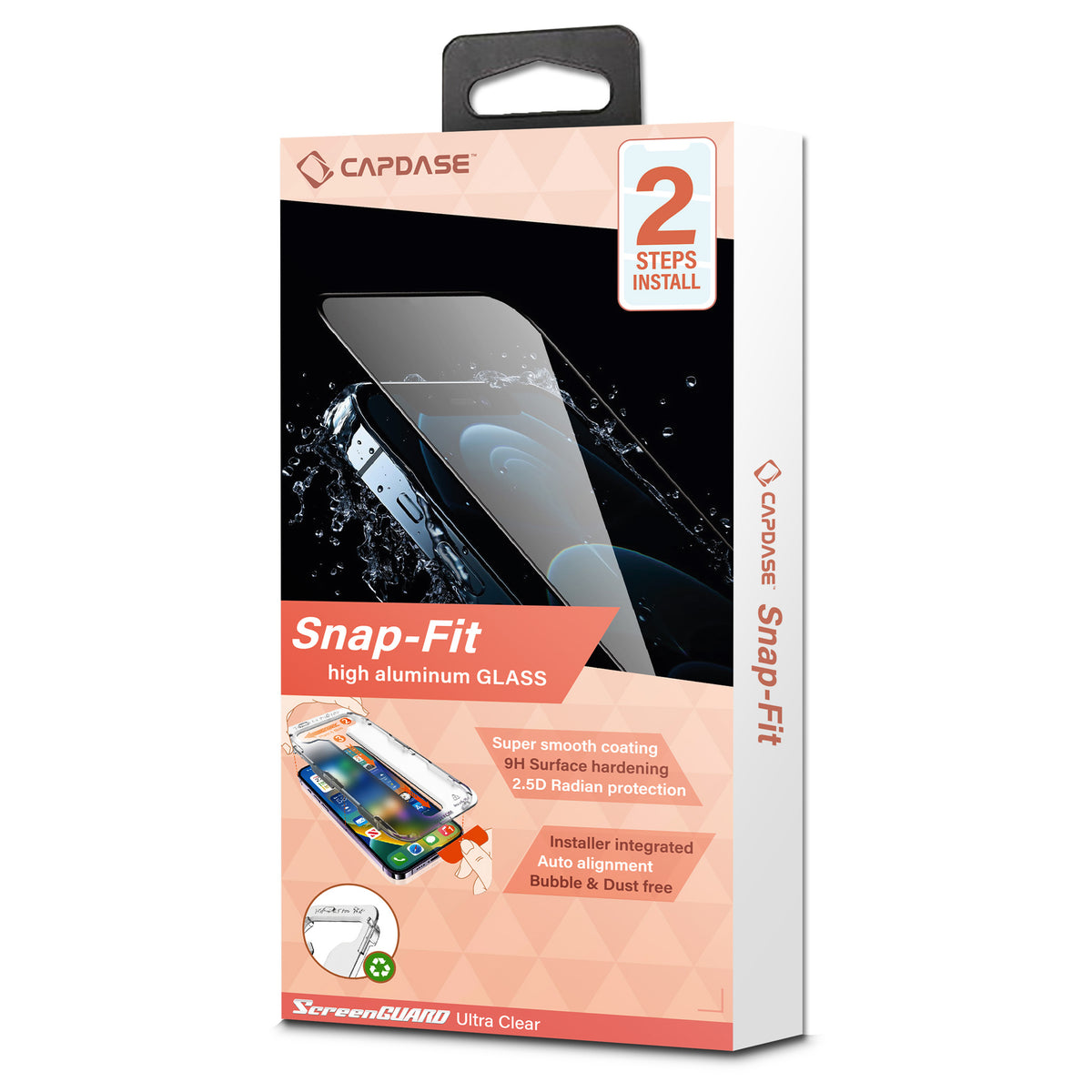 iPhone 16 / 15 SnapFit High Aluminum Glass Ultra Clear Screen Protector