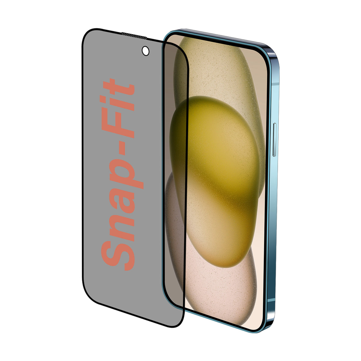iPhone 16 Plus / 15 Plus SnapFit High Aluminum Glass Privacy Screen Protector