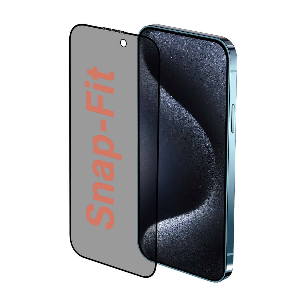 iPhone 16 Pro SnapFit High Aluminum Glass Privacy Screen Protector