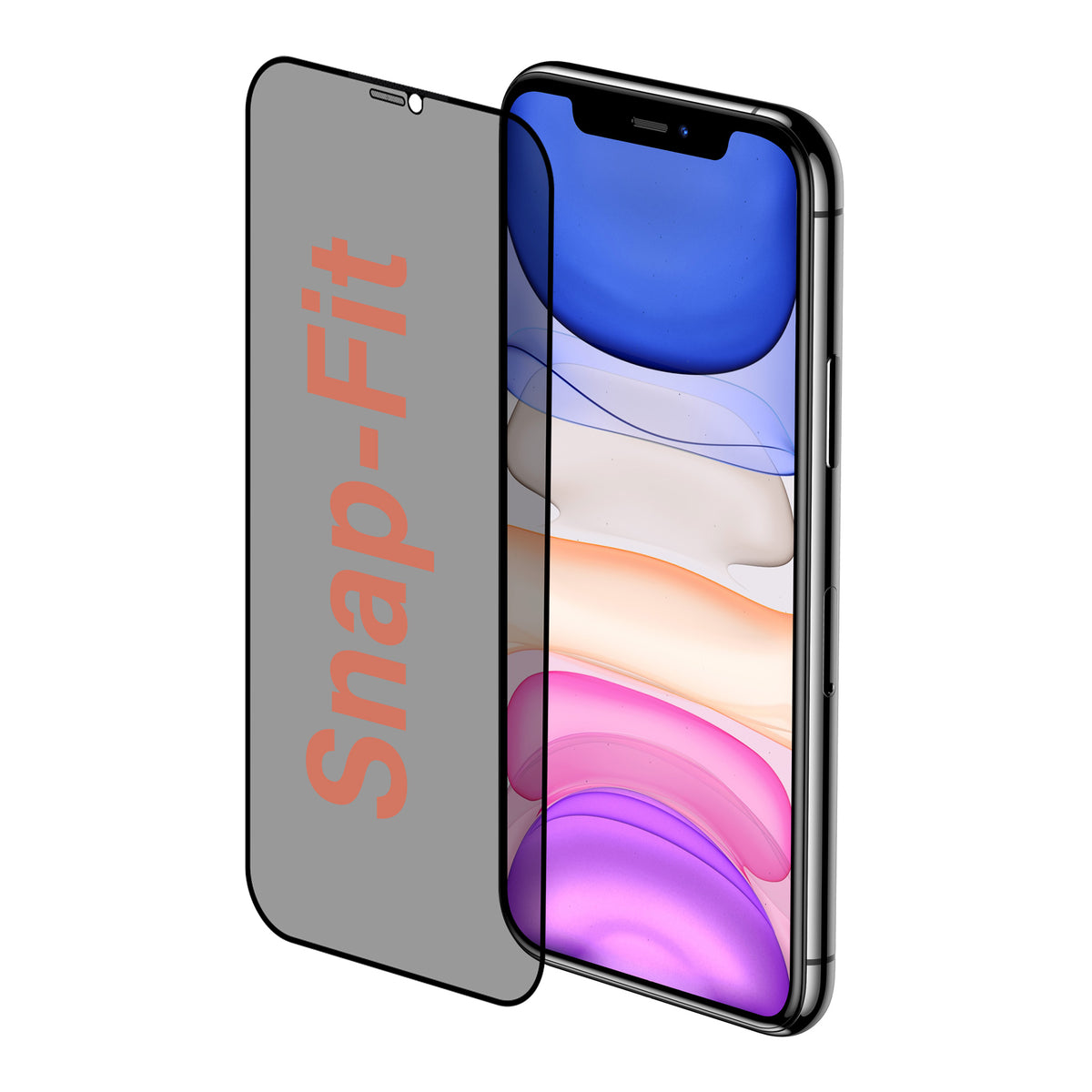 iPhone 11 Pro SnapFit High Aluminum Glass Privacy Screen Protector