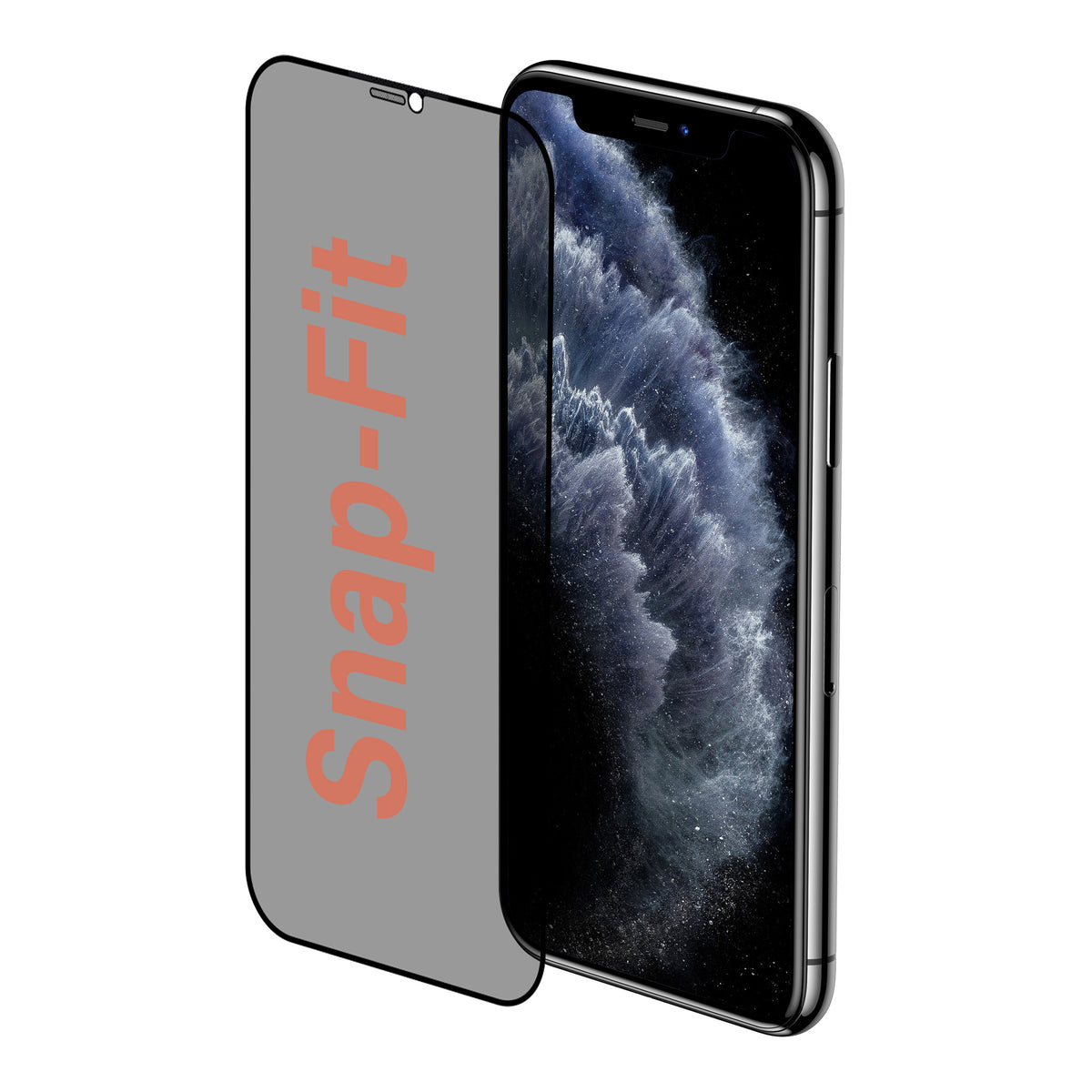 iPhone 11 Pro Max SnapFit High Aluminum Glass Privacy Screen Protector