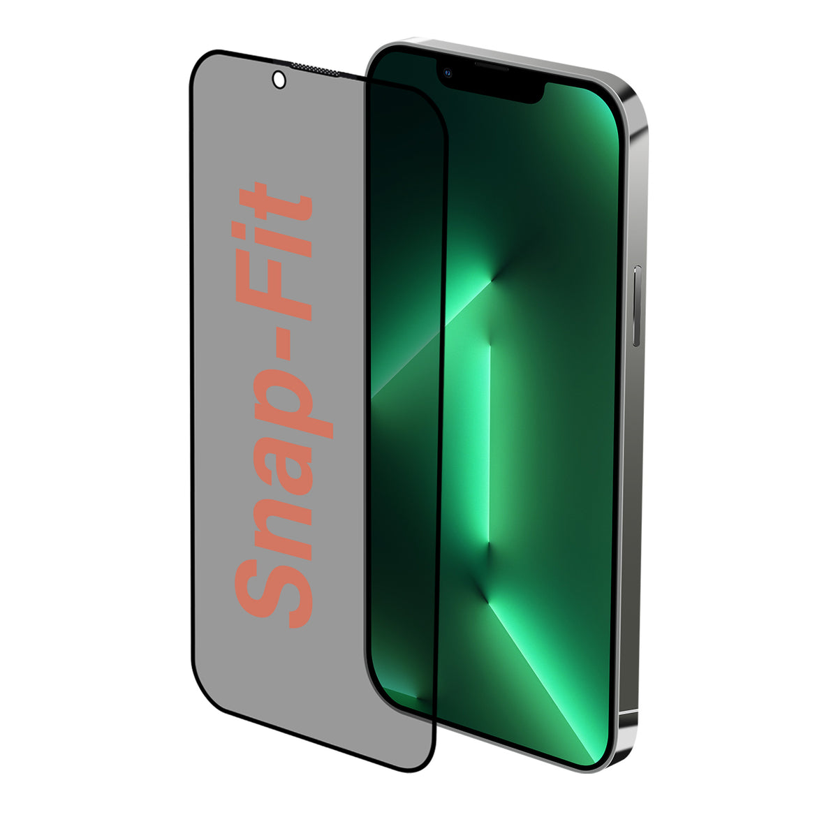 iPhone 14 Plus & 13 Pro Max SnapFit High Aluminum Glass Privacy Screen Protector