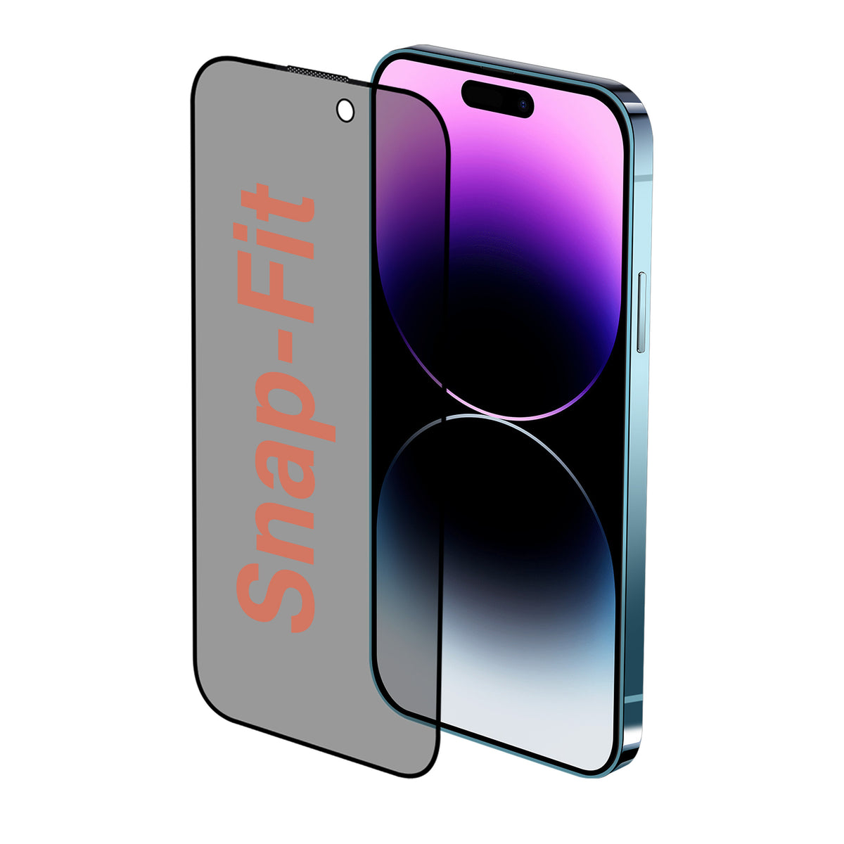 iPhone 14 Pro Max SnapFit High Aluminum Glass Privacy Screen Protector