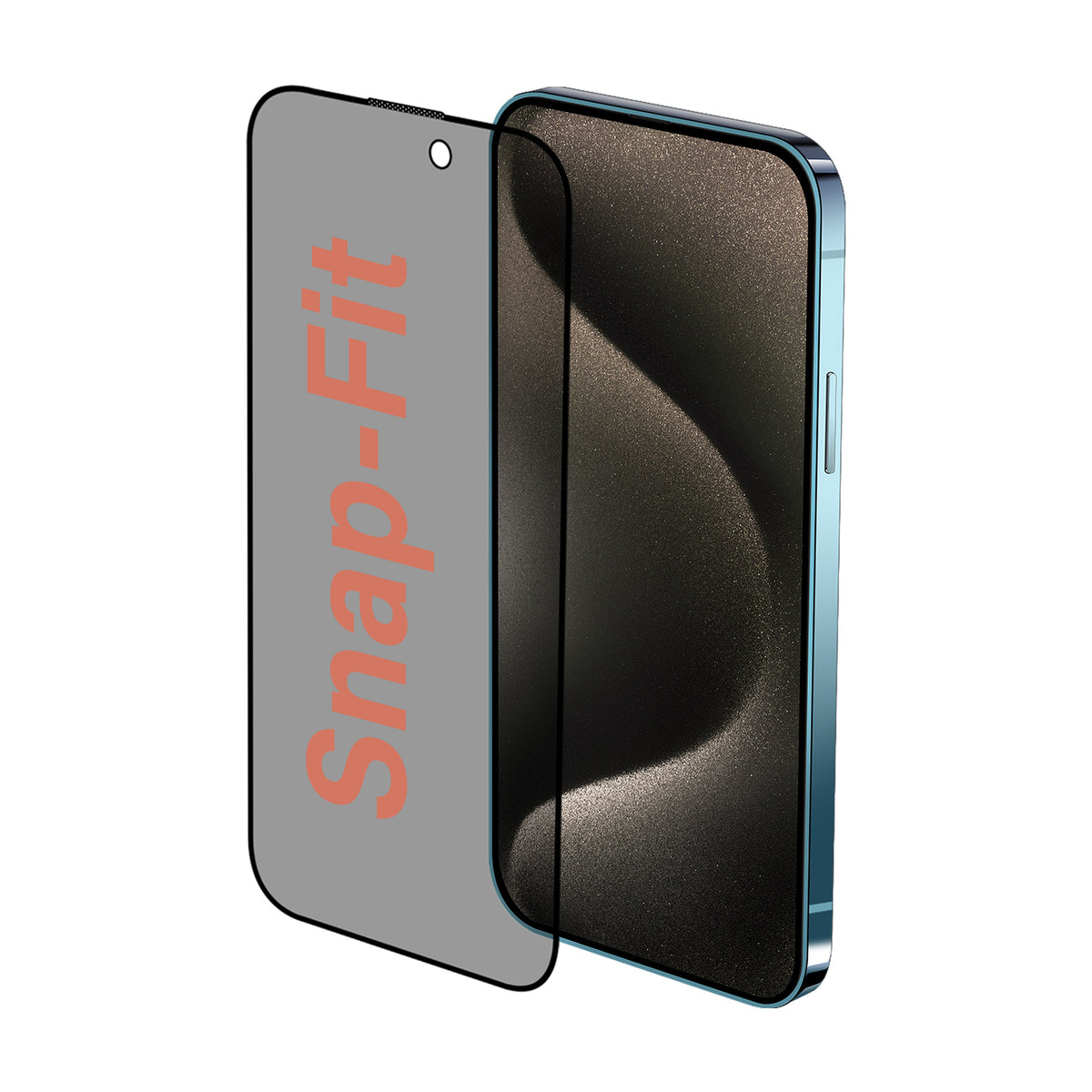 iPhone 16 Pro Max SnapFit High Aluminum Glass Privacy Screen Protector