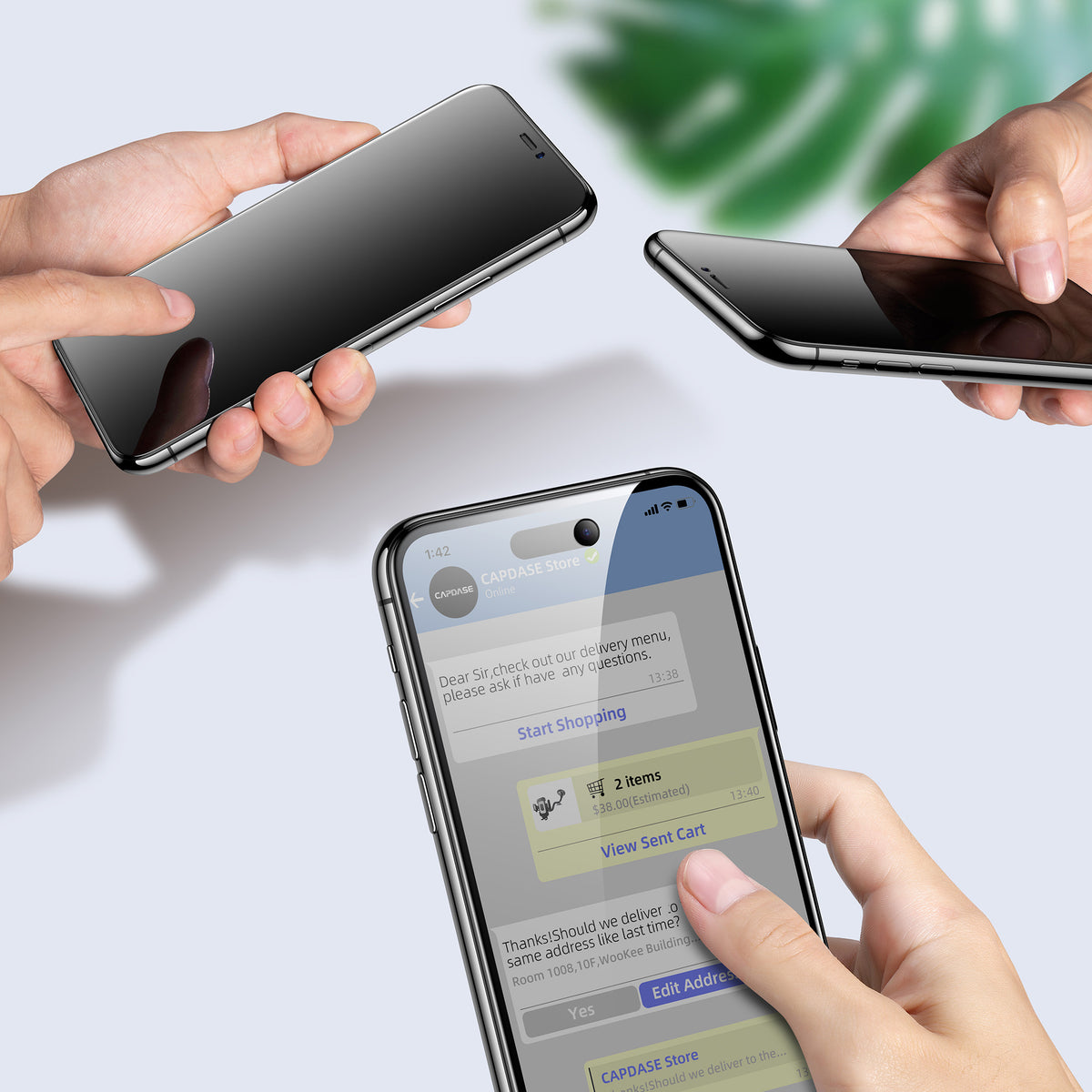 iPhone 11 Pro SnapFit High Aluminum Glass Privacy Screen Protector