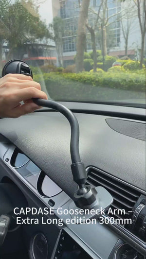 SQUARER II Magnetic Car Mount Suction Cup PRO - Gooseneck Arm 300mm video