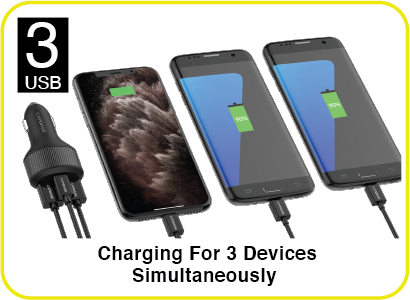 Rapider Super3P84 QC 3.0 / USB-C PD 3.0 Car Charger