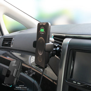 AA Power II Fast Wireless Charging Auto-Clamp & Auto-Alignment Car Mount Air Vent
