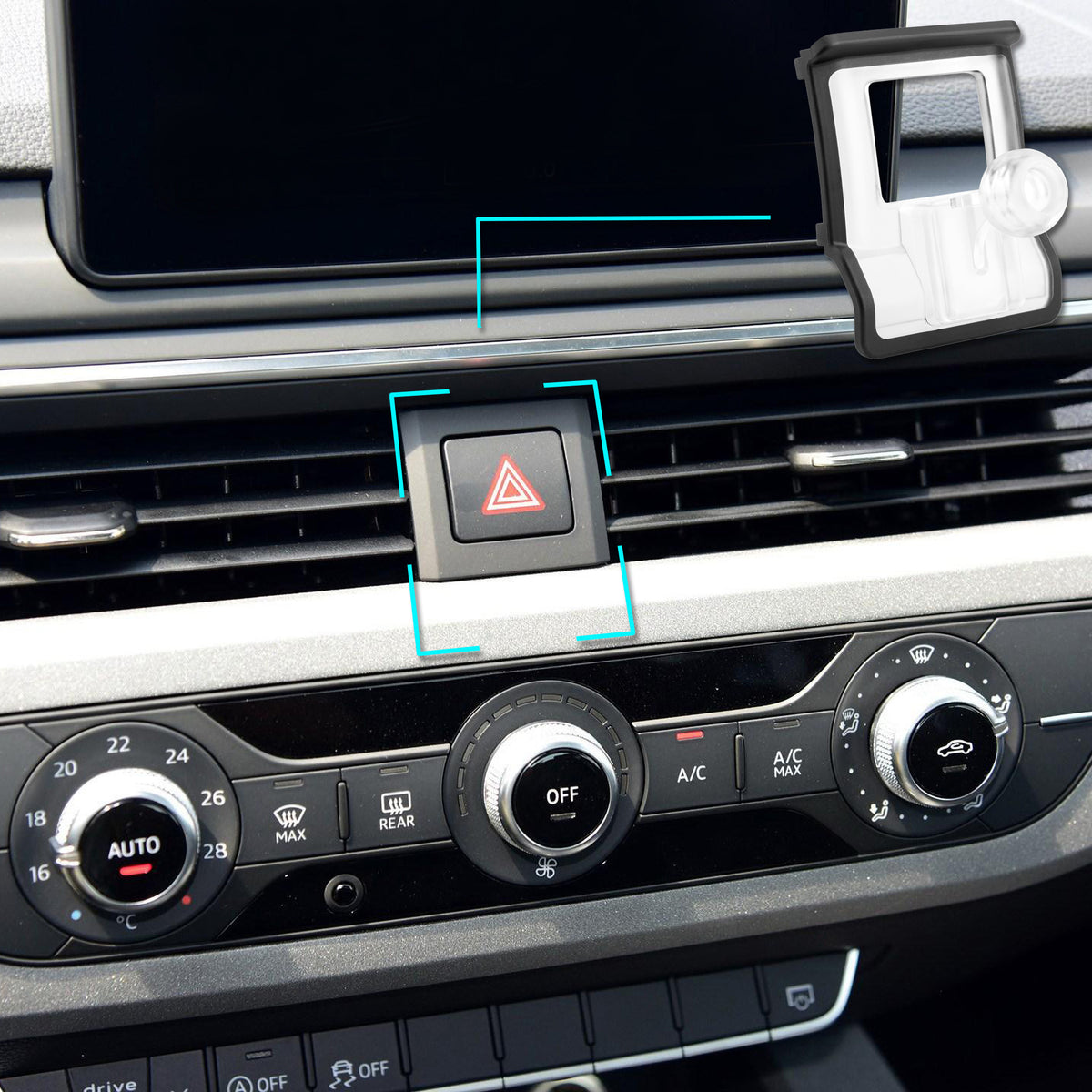 Cobot-SOLAR Auto-Clamp Car Mount DSH Base-ADA4 for Audi A4L/5 / RS4/5 / S4/5