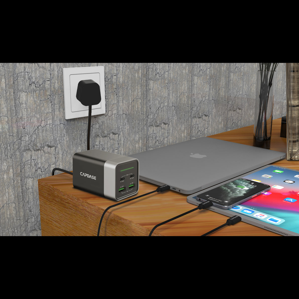 RANGER 4P120SD GaN 120W QC / PD Wall Charger