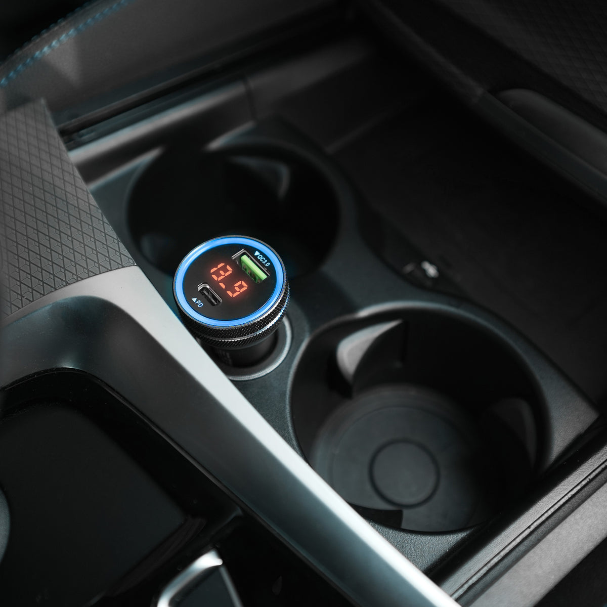 Rapider Super2P48 Monitor QC 3.0 / PD 3.0 Car Charger