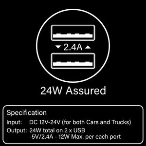 PICO 2U48 II Dual Car Charger