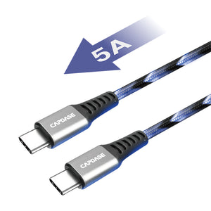 Metallic CCSVQ-5A USB-C To USB-C Sync and Charge Cable 1.5M (5A)